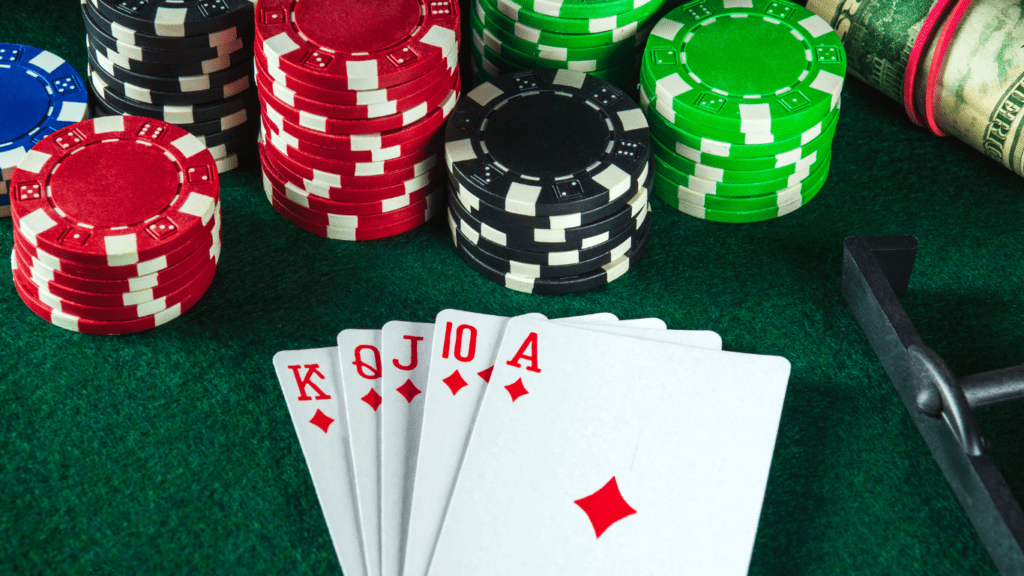 Playing cards and Casino chips