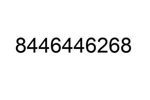8446446268