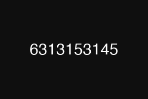 6313153145