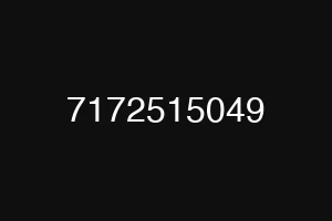 7172515049