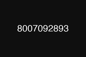 8007092893