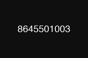 8645501003