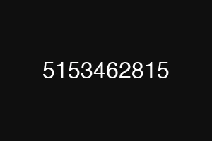 5153462815