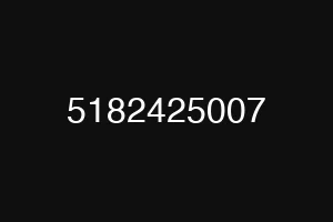 5182425007