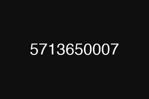 5713650007