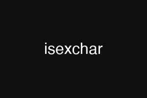 isexchar
